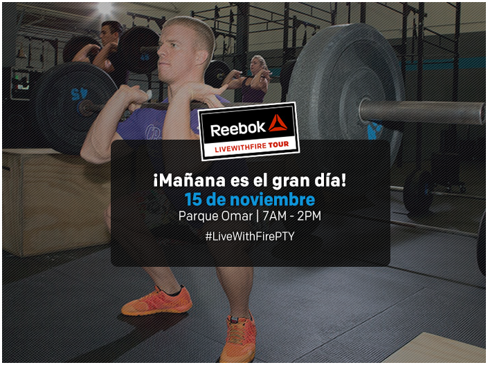PanamaAmerica's tweet photo. Mañana vivirás una mañana intensa, llena de pasión por el #Fitness. @ReebokPanama te esperamos #LiveWithFirePTY http://t.co/SL3N5Me5GV