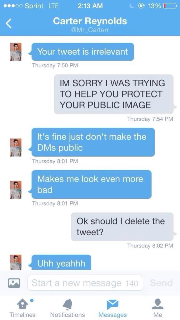 carter_expose's tweet image. When carter catches himself in a shithole