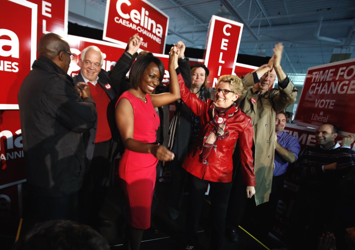 Kathleen_Wynne's tweet photo. Happy to stop by #Whitby #Oshawa to show my support for @VoteCelina and @JustinTrudeau #cdnpoli http://t.co/9n8h6MGEpR