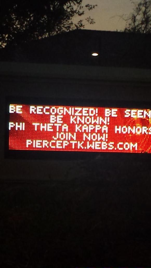 Pierce PTK HONORS tweet media