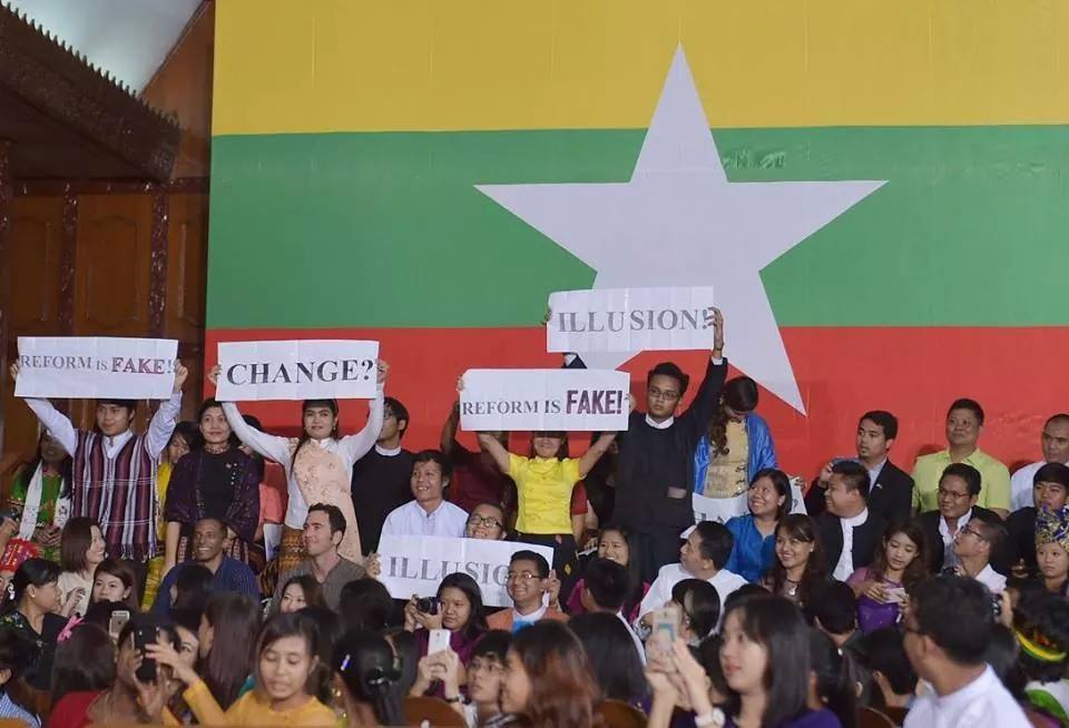 OpRohingya's tweet photo. #ObamaInMyanmar Listen when #Burma's own people are telling you it's all bullshit @USEmbassyBurma http://t.co/mE4twBCb0G