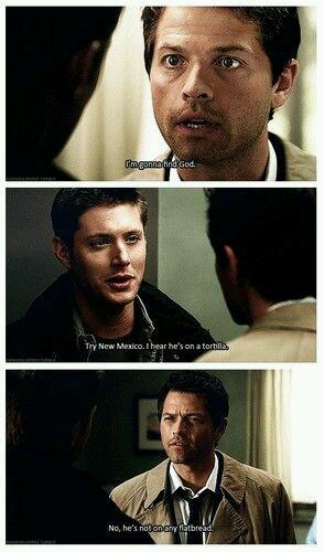 Dean and his funny language.