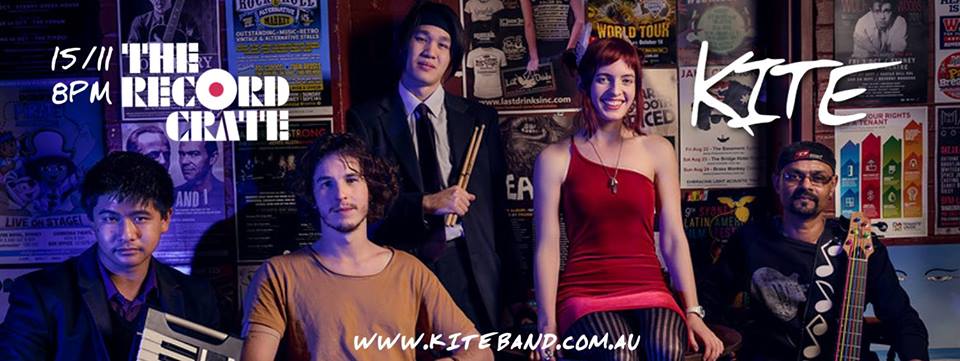#livemusic 8PM. KITE + support.