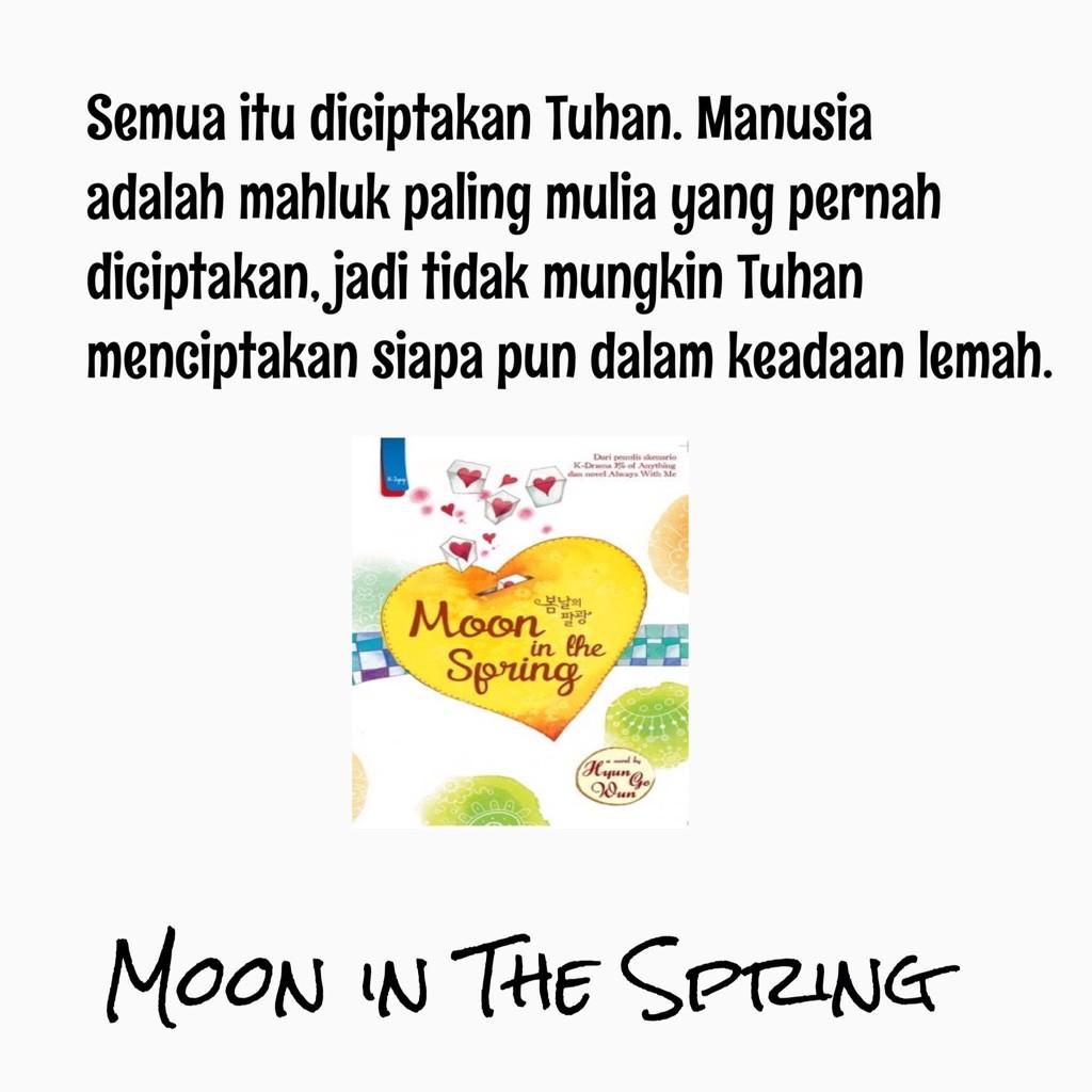 cumannanya's tweet photo. "Semua itu diciptakan Tuhan. Manusia adalah mahluk paling mulia yang pernah diciptakan,"- #MoonInTheSpring http://t.co/odcmGLN4Gz