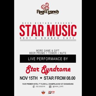 Tonite !! STAR MUSIC w/ #StarSyndromeBand @DASH_CAFE more game &amp; gift, jl cihampelas 127-129 bdg cc <a href="/CubiclesDJ/">Cubicles DJ School</a>