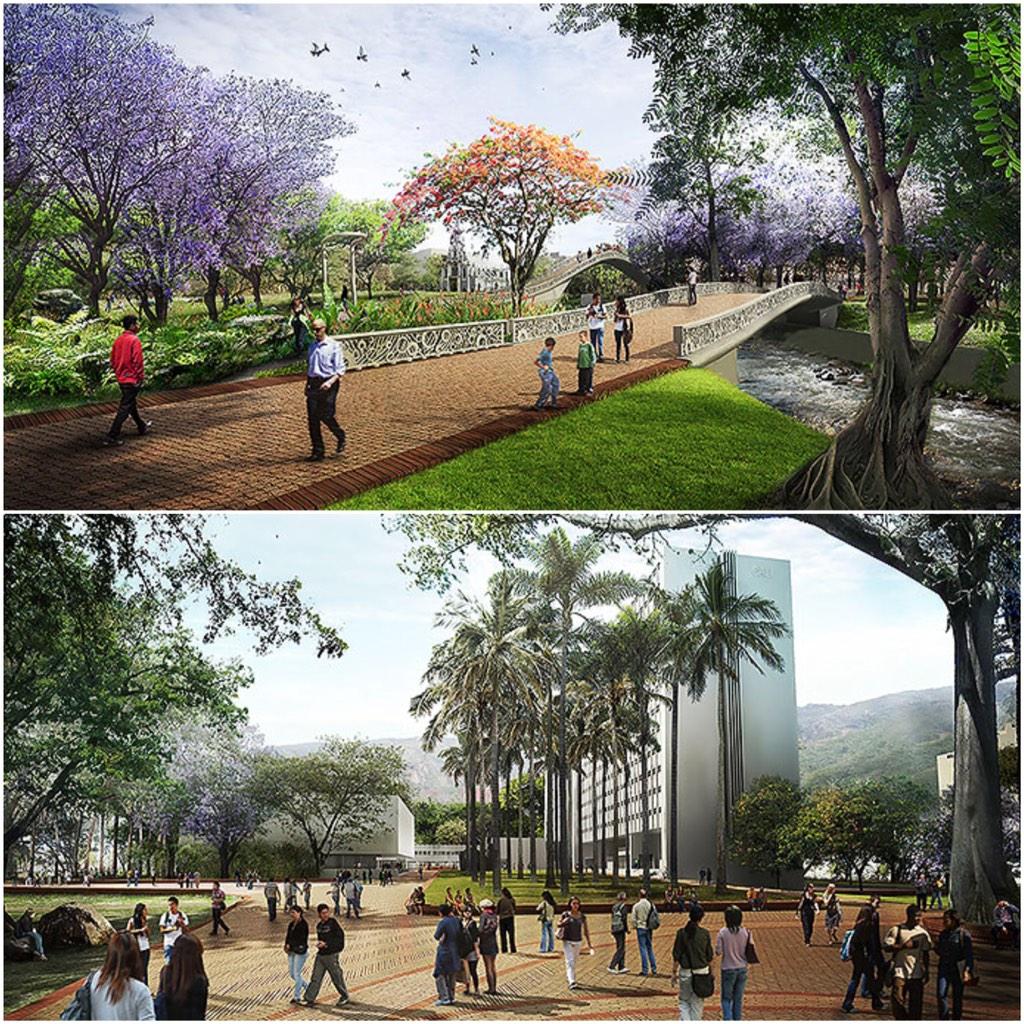 SantiCastrogo's tweet photo. Así será parque del Río Cali, necesitamos hundir Av 2 frente al CAM y hacer otro Bulevar para integrar centro y norte http://t.co/LYFkTlaw9e