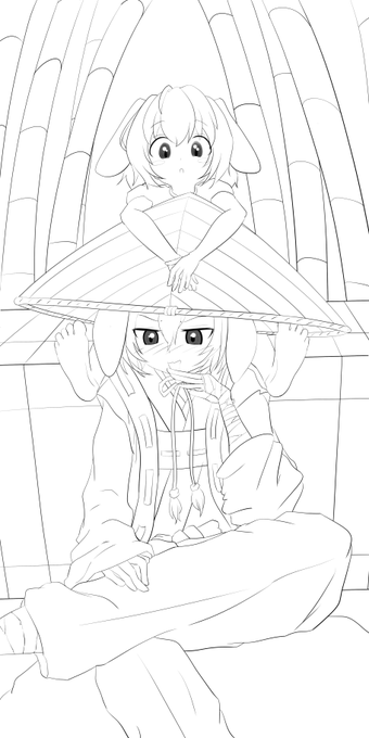 鈴奈庵のうどんげとてゐ 