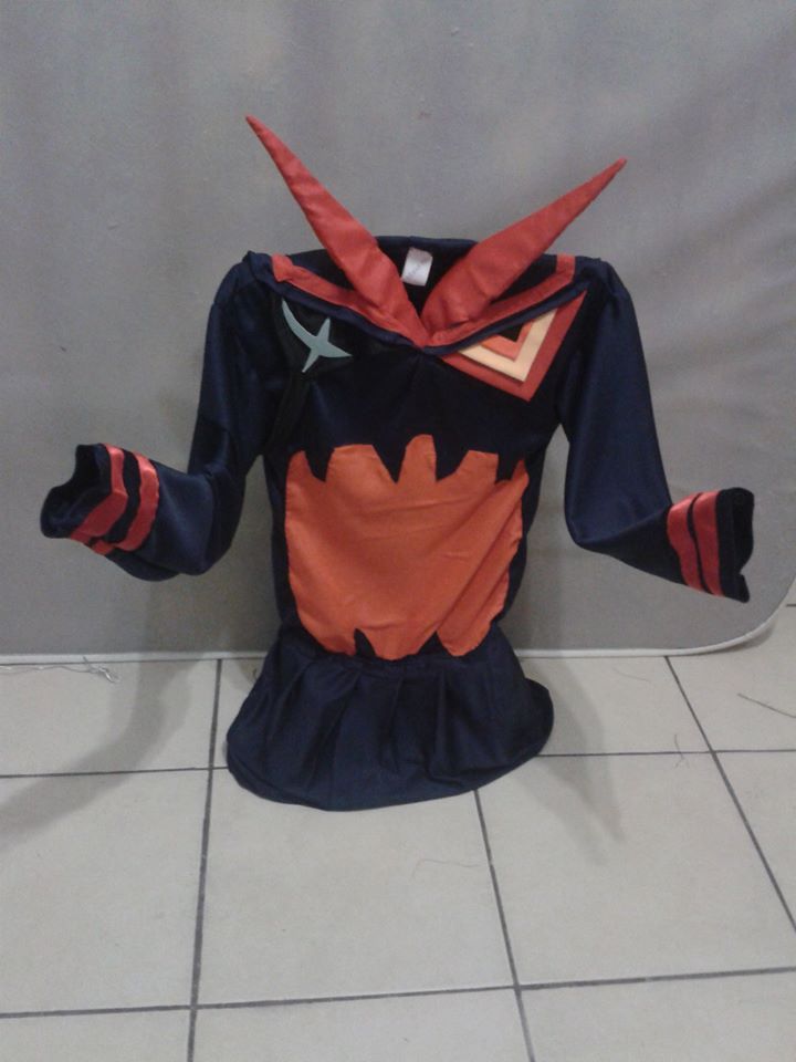 CirySunderland's tweet photo. mi secret prop #SENKETSU que llevare el domingo con Ryuko :') , al fin lo termine <3 #killlalkill http://t.co/J8wbaqzDIe