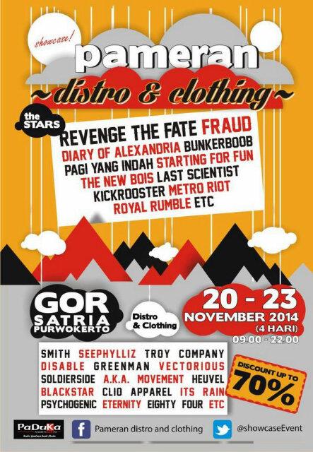 H - 5 #IndieClothingCarnival <a href="/ShowcaseEvent/">Agenda Event</a>  #PURWOKERTO,, jgn lupa Kunjungi Booth kita dan dapetin diskon hingga 40%