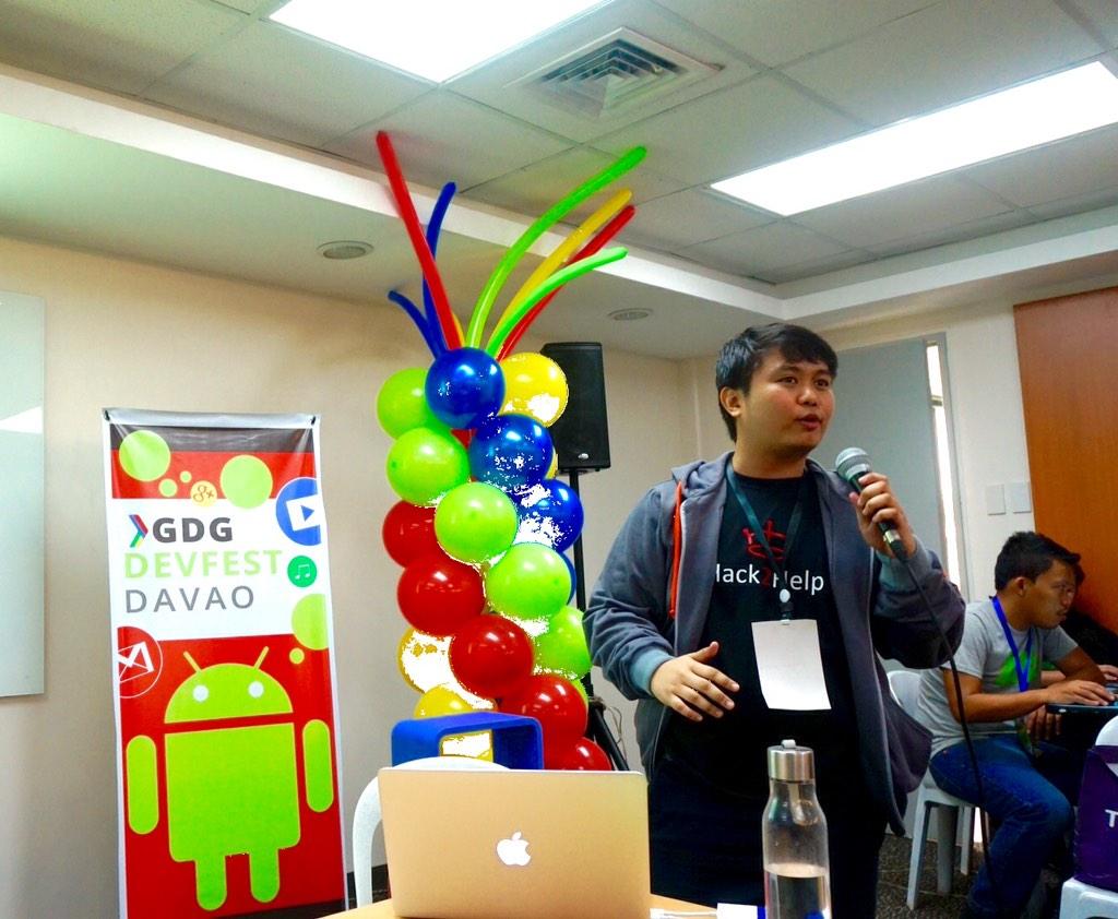 Nap Joseph Calub from Ingenuity talks about Polymer here at #gdgdevfestdavao #gdgdavao