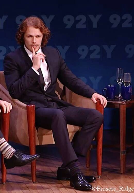 Sheugs's tweet photo. Another Highly Entertaining #SamSupportGroup Day 
as we wait for April 4!

Thanks #SheugLadies 
and 
@SamHeughan! http://t.co/KzMkupcHst