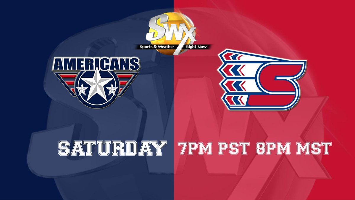 SWXLocalSports's tweet image. LIVE ON SWX: @chiefshockey hosts @TCAmericans tomorrow at 7 p.m. PT (Spokane Market) #WHL #GoChiefsGo #TCAmericans