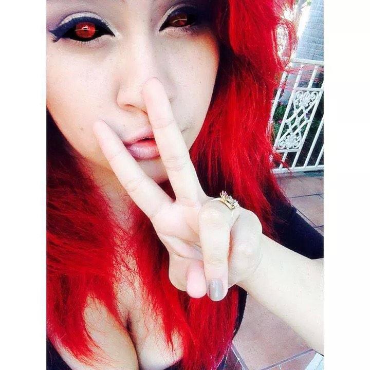 RiZzuLiz_'s tweet photo. Ghoul eyes http://t.co/JtUj7yTZKX