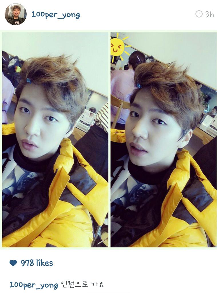 FullyChargedTH's tweet photo. [Trans] IG @100per_yongyong  Go to Icheon http://t.co/KKivUeSEZ9