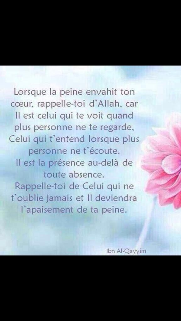 AimerLislam's tweet photo. Lorsque la peine envahit ton cœur rappelle-toi d'Allah car Il est Celui qui te voit quand plus personne ne te regarde http://t.co/XhoSp0MM4o
