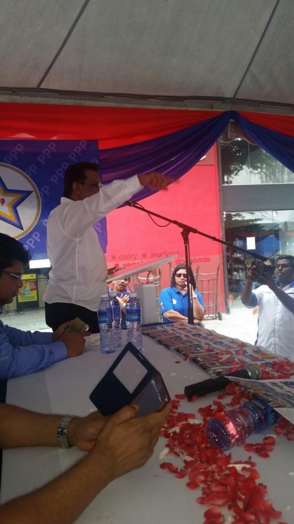 PPP PRESIDENT TAN SRI DATUK SERI M KAYVEAS won without contest for the 6th term.