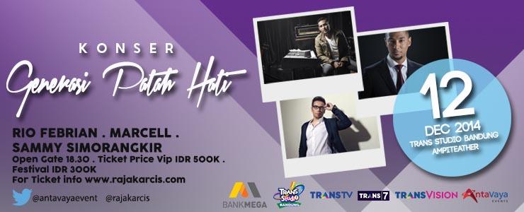 rajakarcis's tweet photo. Konser Generasi Patah Hati, 12 Dec 2014 - Trans Studio Bandung #JustClick http://t.co/WZ0bTBa88u http://t.co/90ETvI5u07