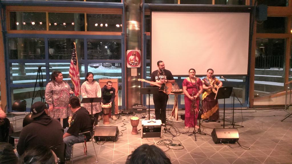 WJEFcon's tweet photo. Native students leading us into the presence of Creator at #WJEF14 http://t.co/hZhIQlyWt4