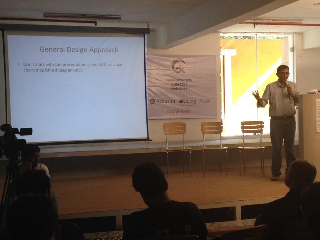 nasrhadi's tweet image. And we move to #representingdata talks at #ODCDel14 w/ @EconomicTimes&apos; @AC_Soc. Check out his DataStories.in