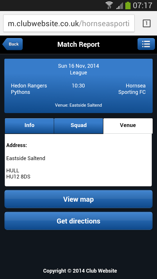 HSFCOfficial's tweet photo. @hornseaschool  Clubwebsite is Mobile. http://t.co/6fskEKJX5o  
Fully optimised so you can access club info on the go http://t.co/9L2KyVLvz1