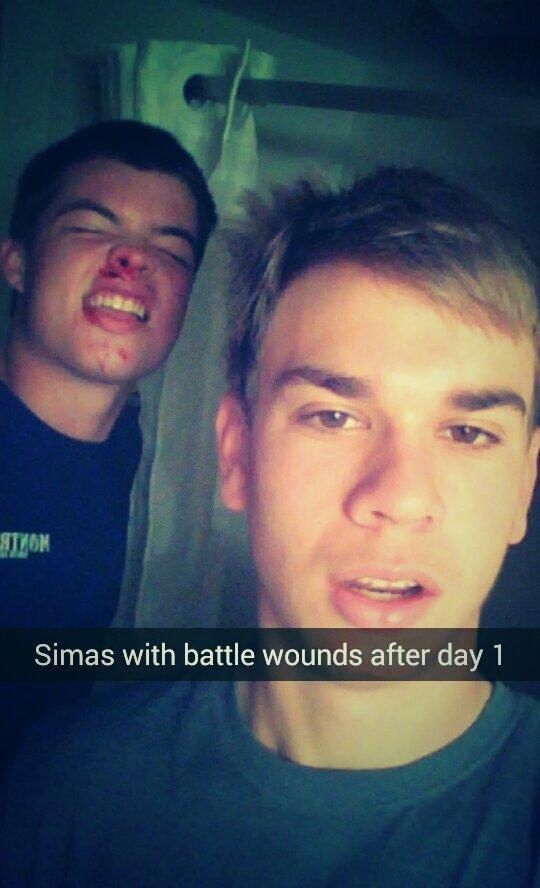 wcress12's tweet photo. Quite a debacle a the #WebbSimpsonC #WebbSimpsonChallenge @walkersimas22 #PrayForSimas http://t.co/cUOELMqtH1