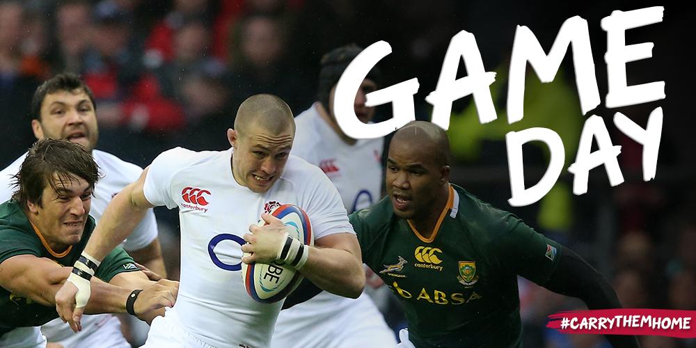 GAME DAY! Retweet to show your support for England as they prepare to take on South Africa #carrythemhome