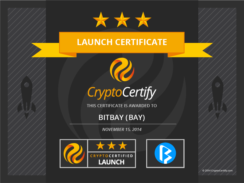 CryptoCertify's tweet image. CryptoCertify „Launch Certificate" is awarded to @BitBayMarket #bitbay tiny.cc/bitbay