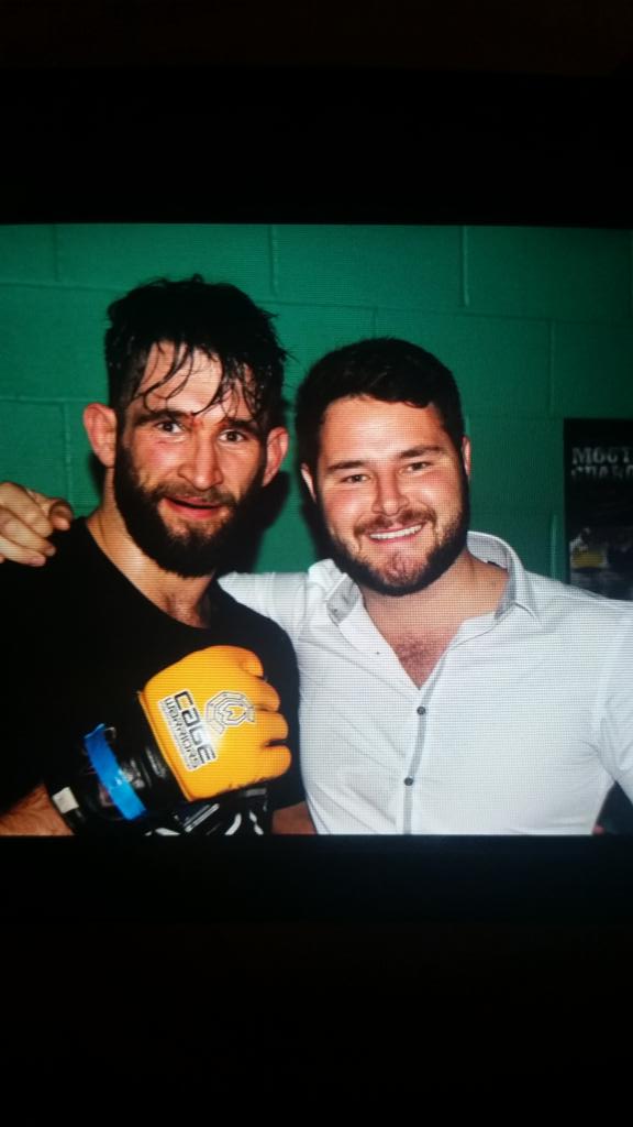 HomeSafeInfo's tweet image. Congratulations to Andrew Clamp winning his 2nd professional fight last Sat 8th. Sponsored by HomeSafe Roof Solutions