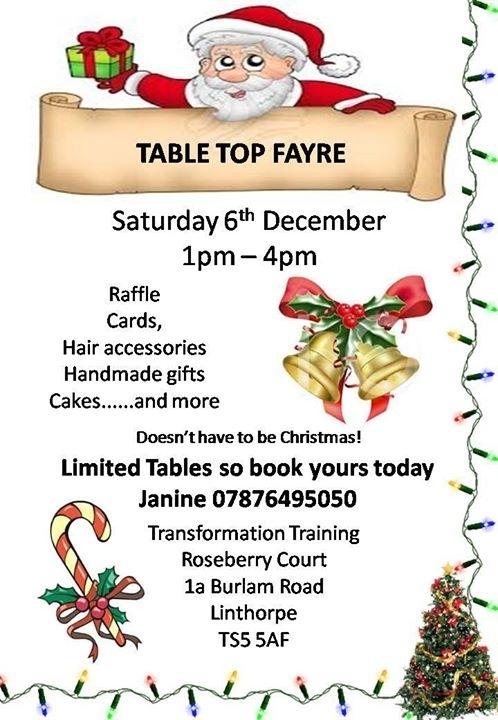 Please RT, tables still available (£6 each)! All inside so no need to freeze while selling 😊