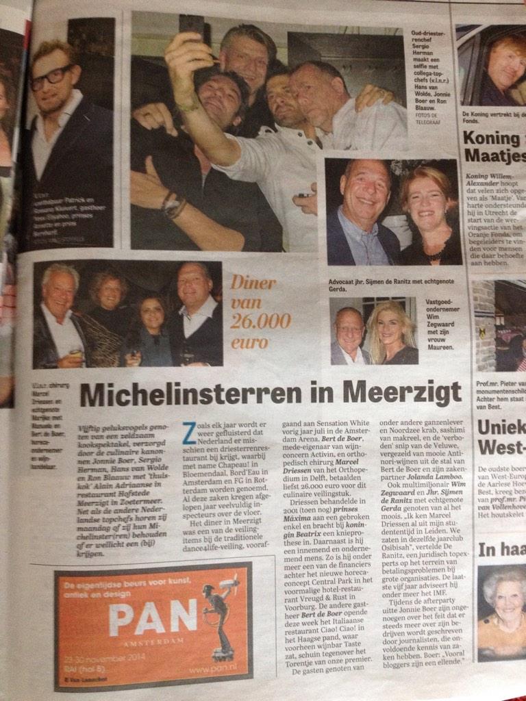 Diner van 26.000 euro <a href="/Meerzigt/">Hofstede Meerzigt</a>