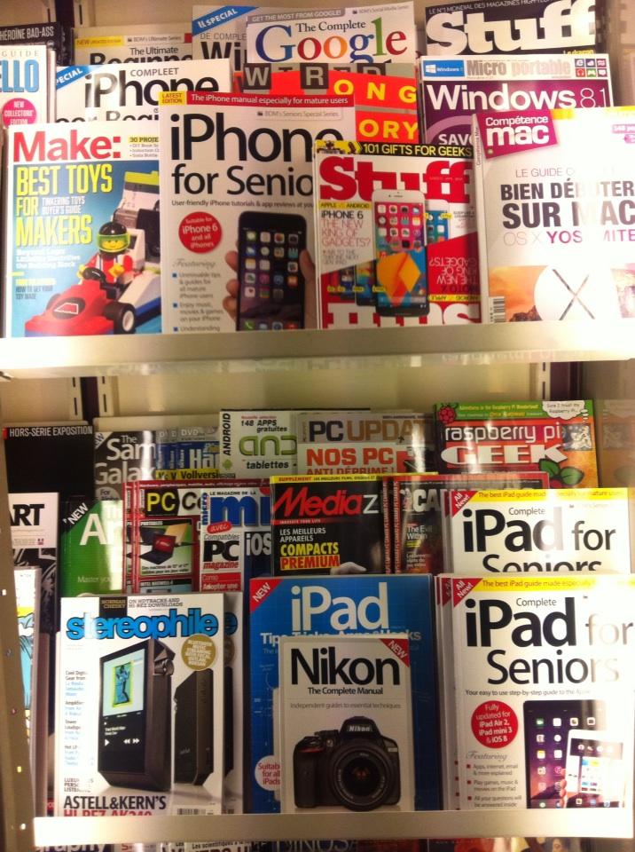 IsabelAllaert's tweet image. Perfect magazine shelve. #makemagazine #raspberrypigeek #wired