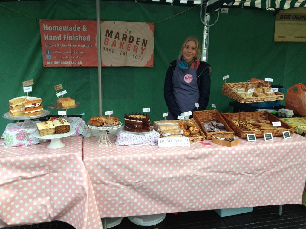 mardenbakery's tweet photo. Up and running at @DevizesFM  with Katie helping today http://t.co/brJG0SK5PK