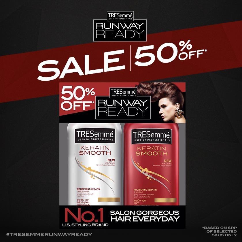 TRESemmePH's tweet photo. Now it's easier to be #SalonGorgeous every day! Retweet for a chance to win #TRESemmeRunwayReady packs for free! http://t.co/W9pvwSHfcV