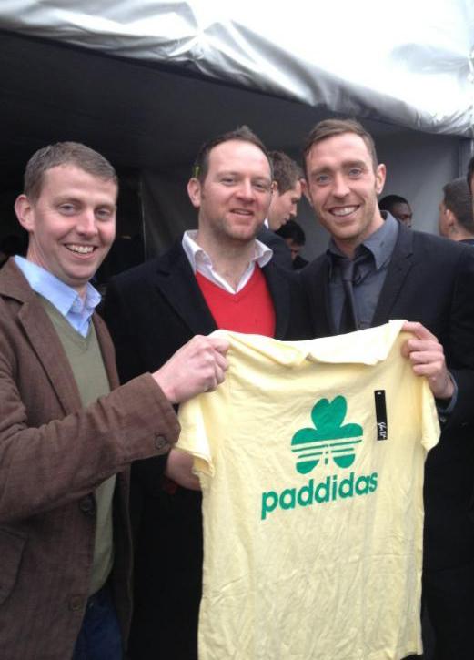 P4rmstrong's tweet photo. Good shift last night from @Keyzy6Keogh for Ireland - I gave him his 1st sponsorship deal a few years back #Paddidas http://t.co/KQ6cDnIN53