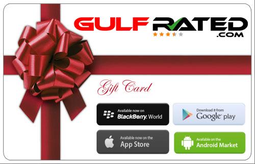 GulfRated's tweet image. Visit facebook.com/gulfrated for a chance to win an AED 50 gift card! #GulfRated #Dubai #UAE