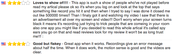 MDSpyCam's tweet photo. We do say thank you…. I guess… Well, we are working on the recording issue. It’s because of the new iOS. http://t.co/eENO4CEWcp
