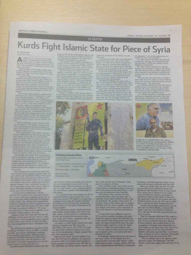 atamufty's tweet photo. Kurds Pay the Price as They Take the Fight to Islamic State http://t.co/uyAfK4t7Nu