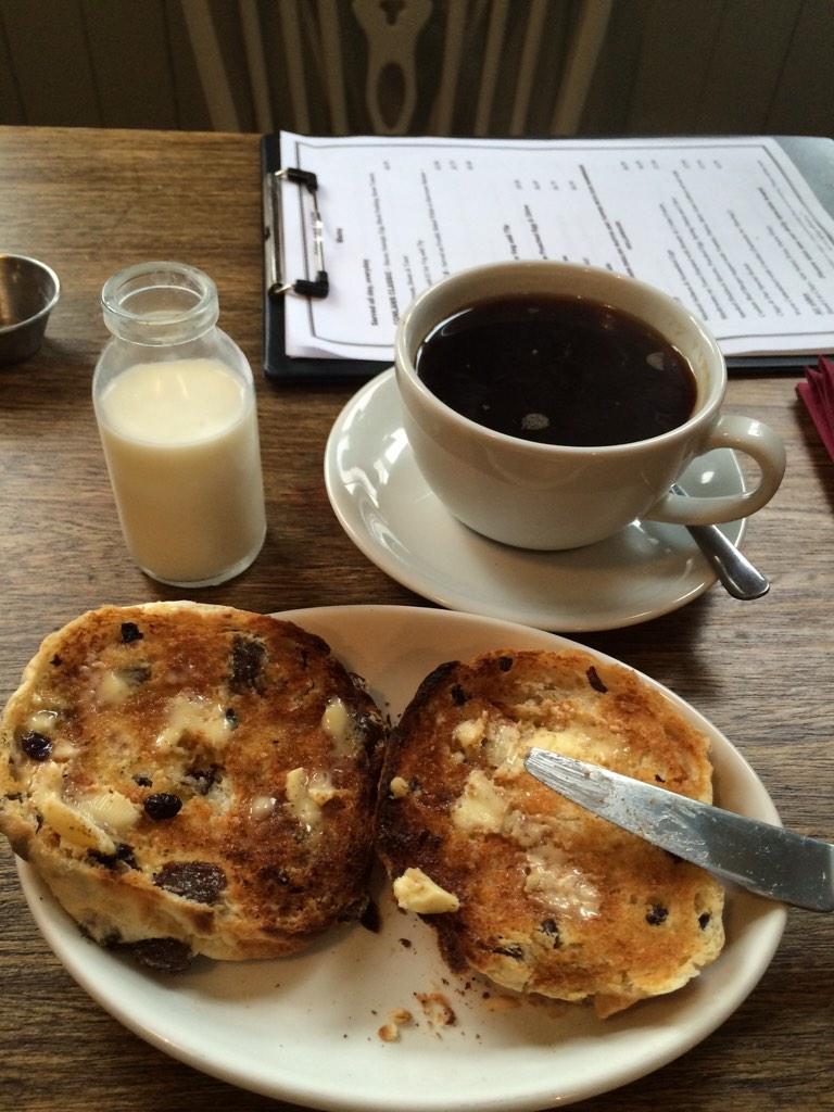 Briancrosby163's tweet photo. Coffee and toasted tea cake at #Conlans in Acomb. What a delightful delightful place. The service was exemplary. ๐๐๐ http://t.co/XlmULqaKEP