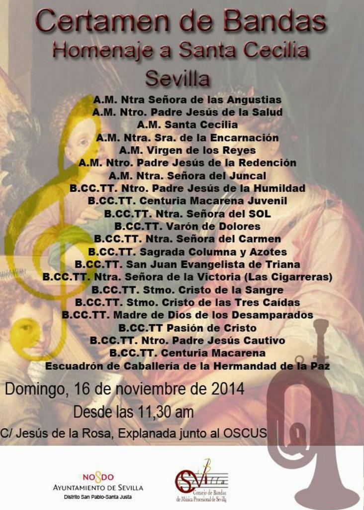 Criticocofrade1's tweet photo. ENCUESTA SOLO PARA VALIENTES. 
¿Que banda quitarias de este cartel?
¿Porqué la quitarias?
Opina y da RT http://t.co/yT8SeaVKRv