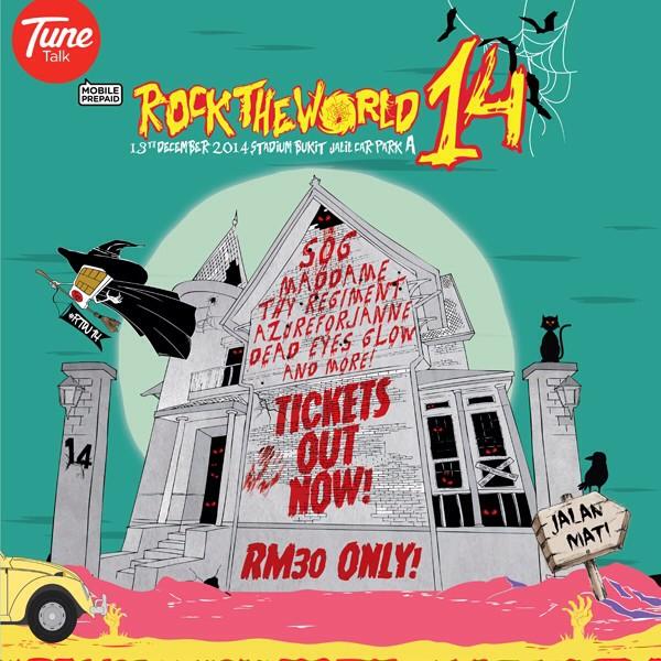 Rockheads!!Drum roll please...Introduce to you first batch line up for #RTW14 Stay tuned as there's more to come!✌👊