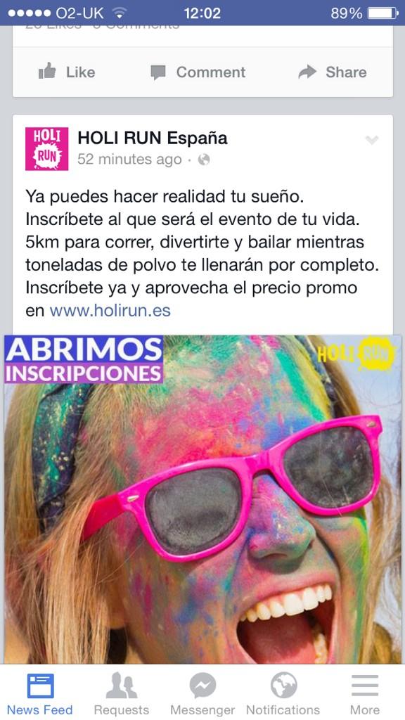 mgcanosa's tweet photo. Espero que la gente tenga sueños más grandes que correr empolvado en colorines..... http://t.co/JVa8pk46Cf
