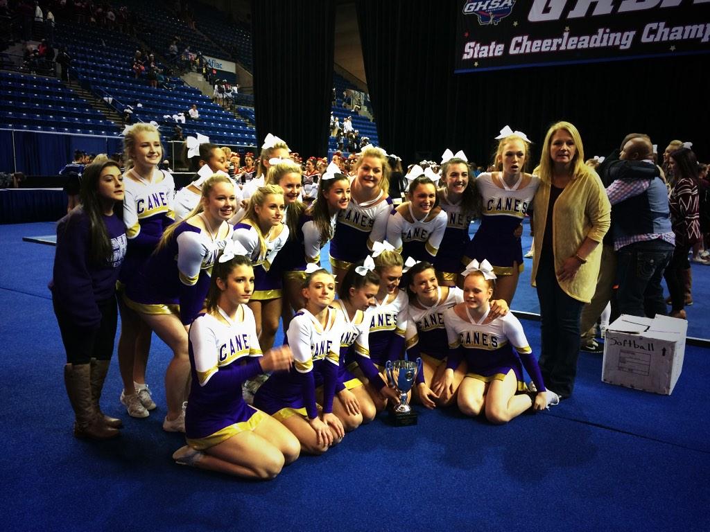 The <a href="/GHSACheer/">GHSA Cheerleading</a> 4A champions went to Cartersville. Solid routine ladies. <a href="/cheerstudios/">Cheer Studios</a>