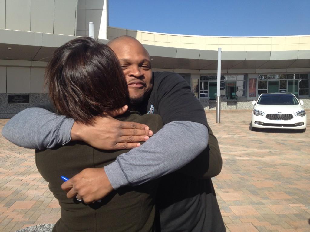 AJCRodneyHo's tweet photo. #ajcnow just surprised Walking Dead fans with an appearance of T-Dog @ironesingleton @ATLMovieTours http://t.co/Me1vy17lJC