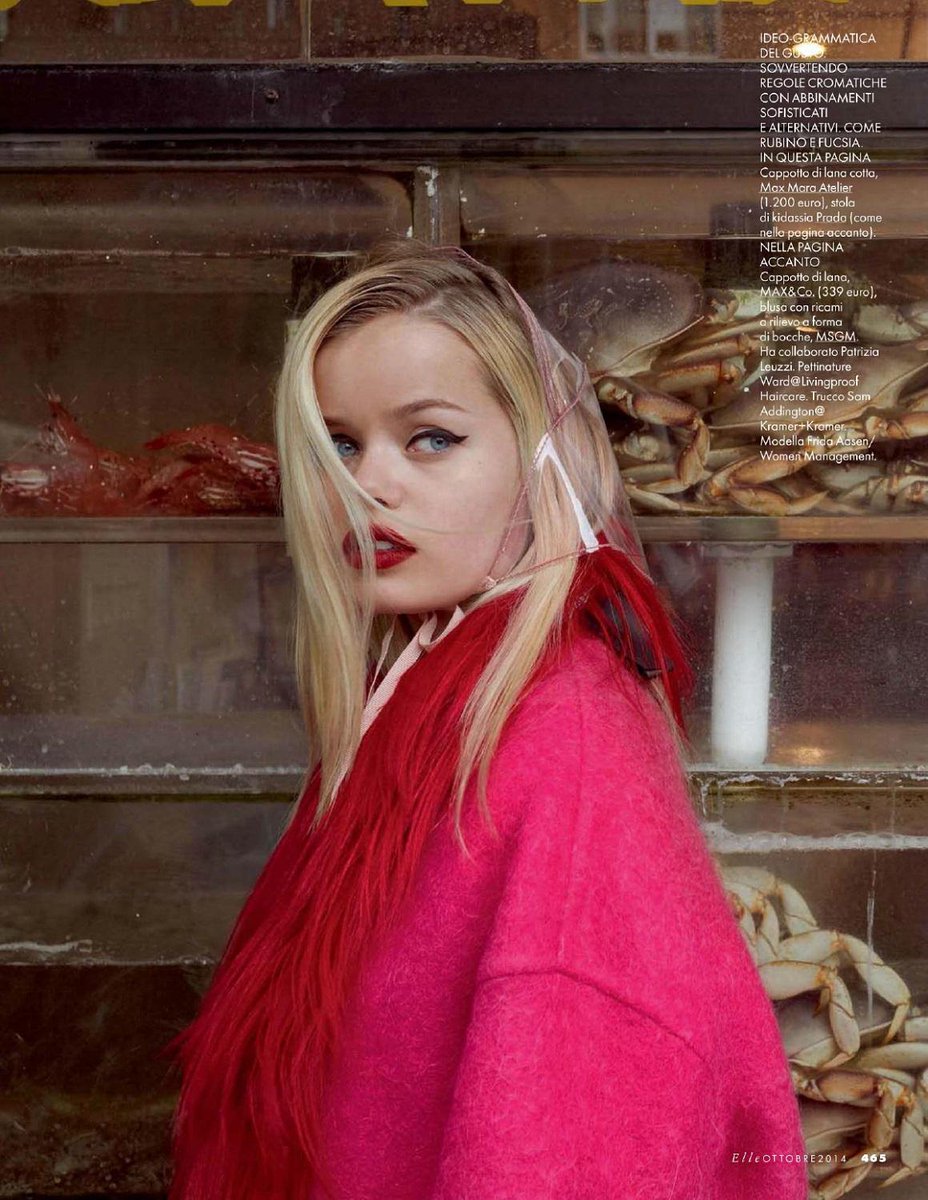 female models bot on Twitter "Frida Aasen (Norwegian model, born in