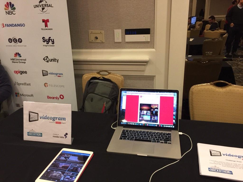 SandeepCasi's tweet photo. Hackers at @NBCUniversal &amp; technology partners before hacking begins. 2 teams integrating Videogram into fandango! http://t.co/rMR9k1Tx4t