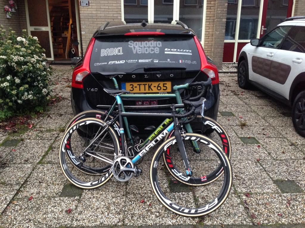 BureauFidder's tweet photo. Great Movember ride today! @lvanbon  @fm_boyaux @baumcycles @FFWDwheels http://t.co/PM3ilqeFfd