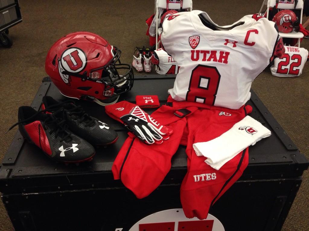 UtesEquipment's tweet photo. Today's uni combo #GoUtes #UTAHvsSTAN http://t.co/A5l2kURXcE