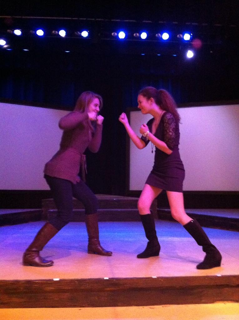 Dueling stage managers!