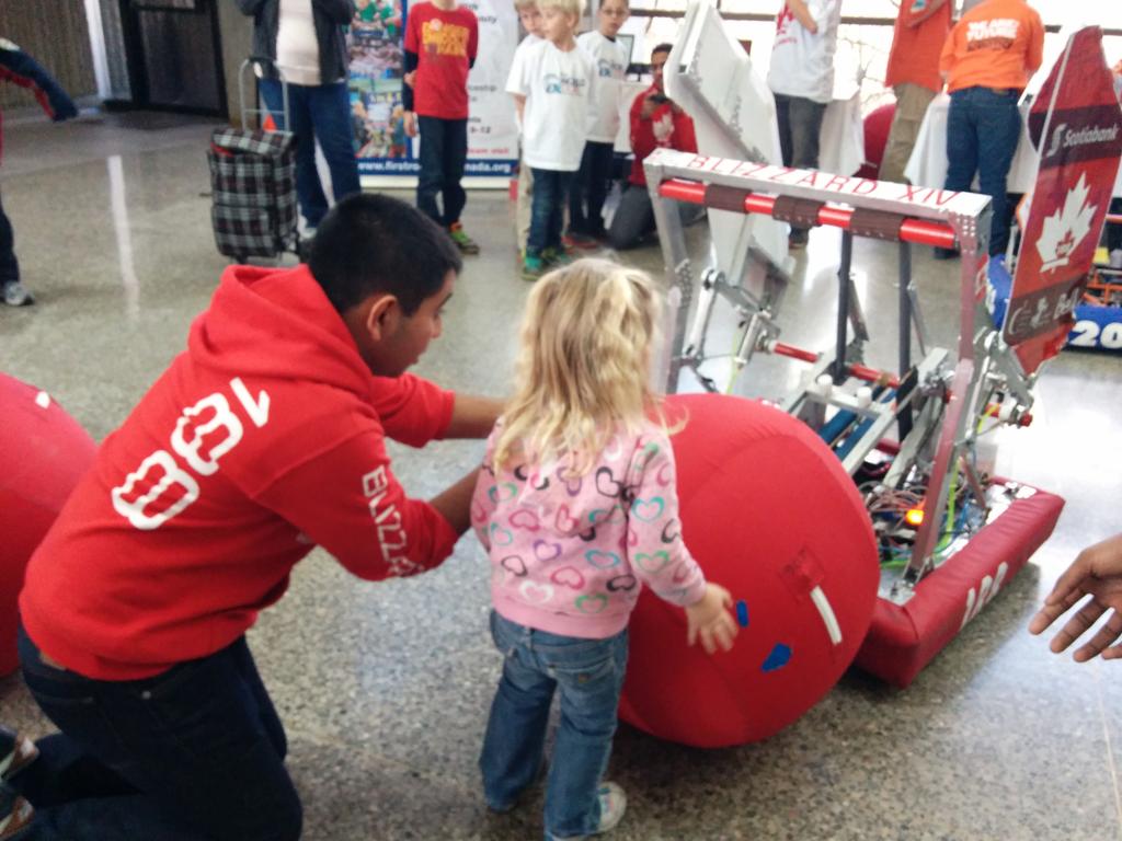 Team188frc's tweet photo. It's been a great day so far at the Ontario Science Center http://t.co/zyAgdQ5bQX