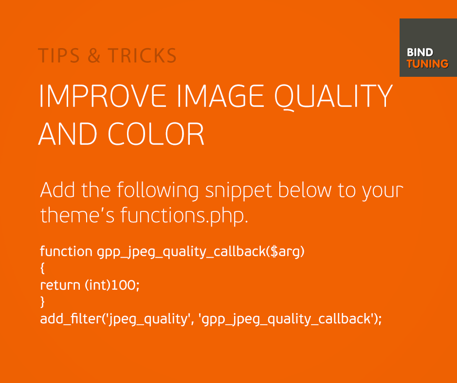 bindskins's tweet photo. Ever notice how #wordpress crushes your JPG images down to 60% quality after your upload them? #bindtipsandtricks http://t.co/Rekr8qogd2